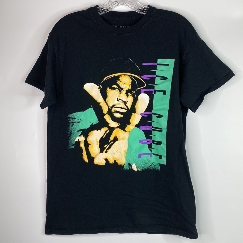 Ice Cube Black Graphic Print Tshirt Size Medium - image 1